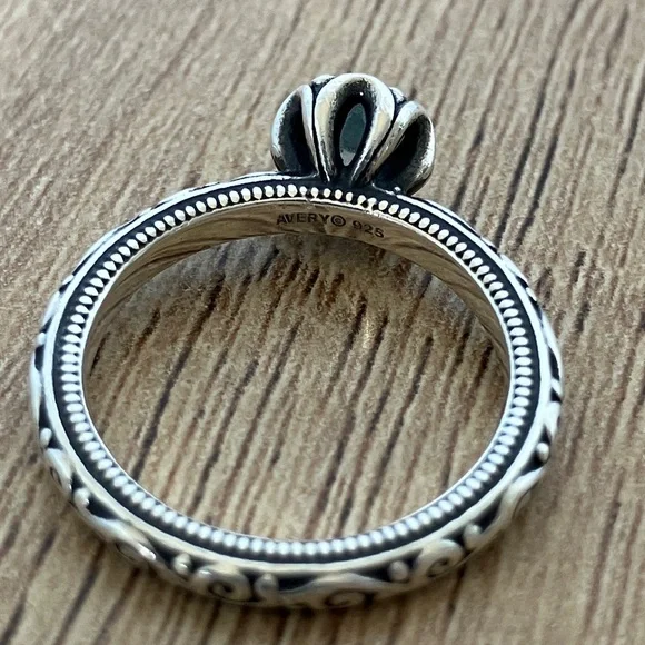 James Avery Cherished Birthstone Ring – Blue Topaz, Size 6 - Picture 4 of 5